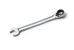 Ключ гаечный рожковый с реверсивным храповиком 12 мм, HANS, 1166M12